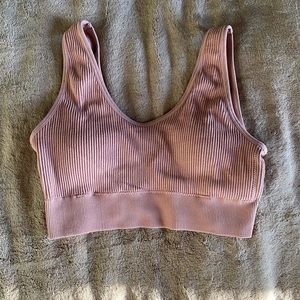 Aerie Ribbed Seamless Sports Bra